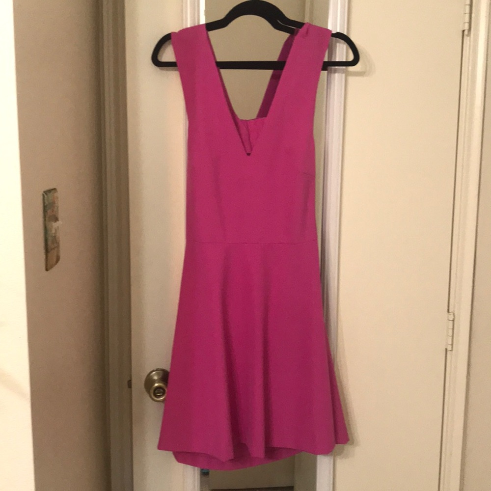 Felicity and Coco Bianca pink cutout back dress